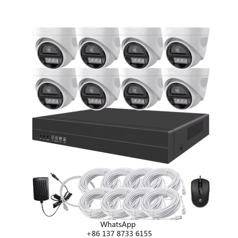Home Security System - CCTVカメラキット 4ch/8ch フルHD 屋外防水カメラ NVRキット コンボ