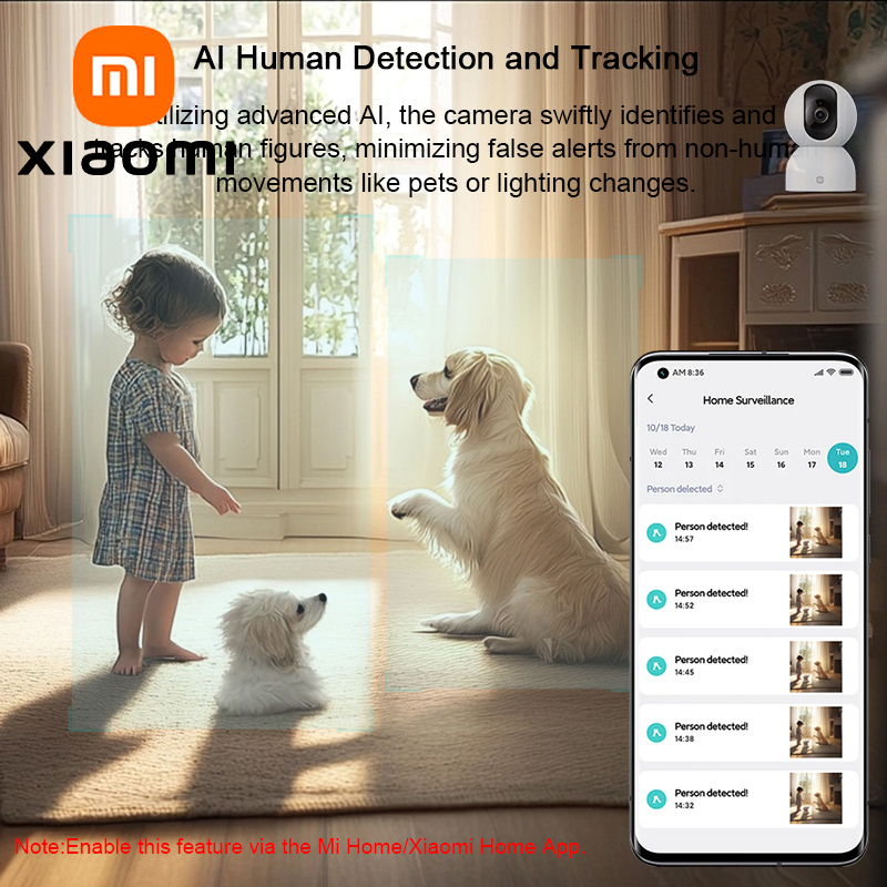 Home Security Camera 360 Xiaomi - XIAOMI ホームセキュリティ インテリジェント Wifi カメラ 2