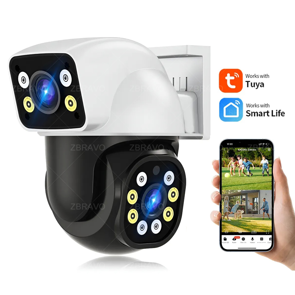 Home Security Installation - Smartlife 8MP WiFi Tuya 屋外カメラ ミニ