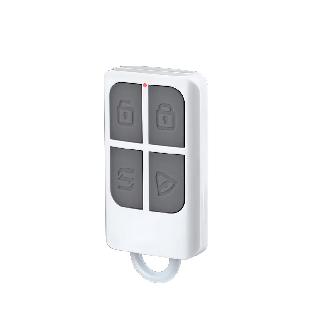 Home Security System - RC531 ワイヤレスポータブルリモコン 4ボタンキーチェーン WIFI GSM PSTN
