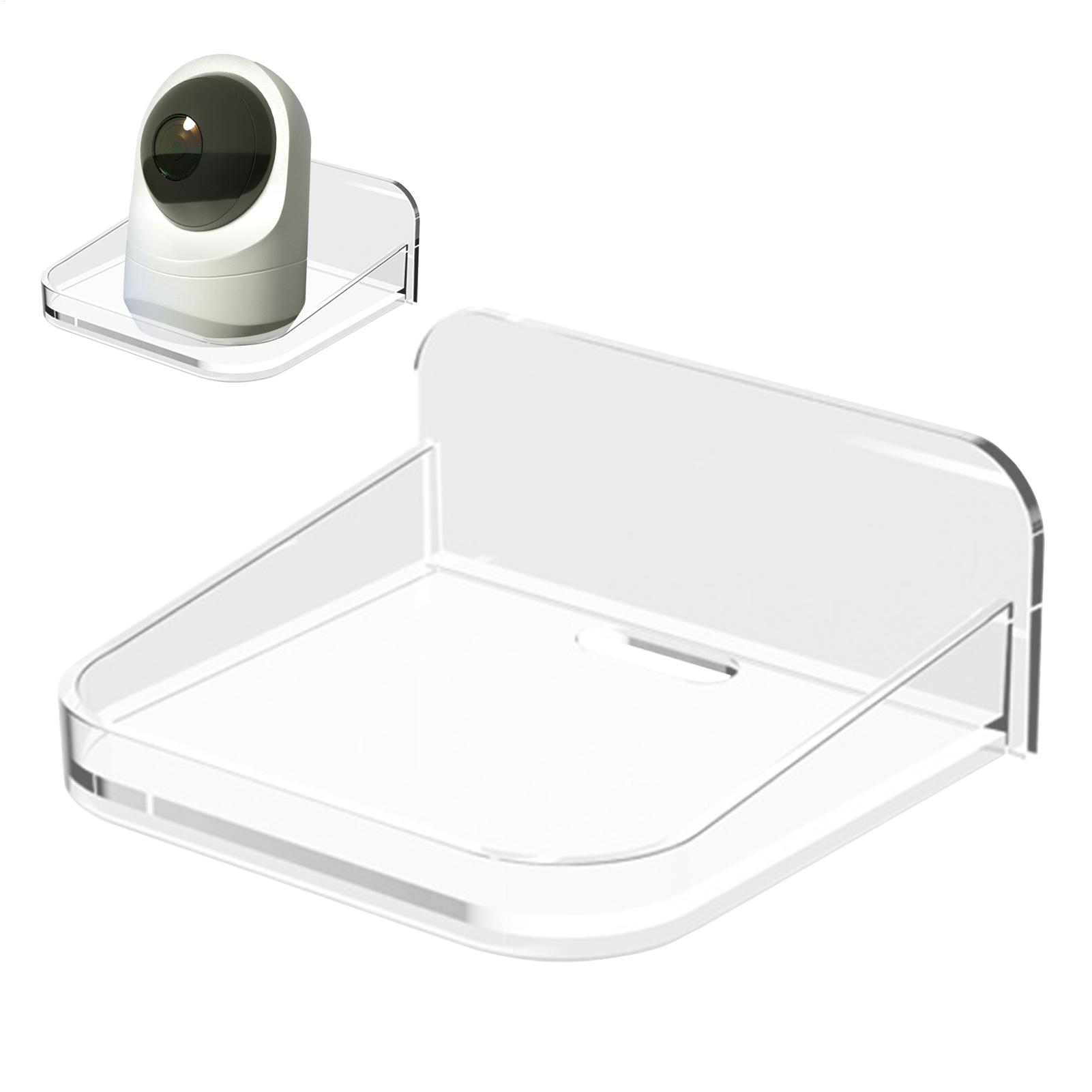 Home Security For Apartment Renters - 小型壁掛け棚、小型壁棚、防犯カメラブラケットホルダー、窓用フローティングディスプレイ、アパート、賃貸住宅、寝室、寮用