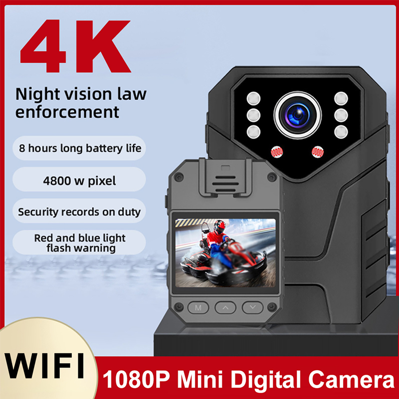 Home Security Video - 1080P フル HD ミニカメラ 2 インチ画面ナイトビジョンビデオレコーダーセキュリティ警察ボディカムホーム監視小型ビデオカメラ