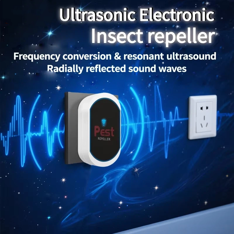 Safe Box Digital - 超音波電子害虫忌避剤とネズミ忌避剤家庭用害虫忌避剤ミニサイレント安全プラグ電気 2026 新しい