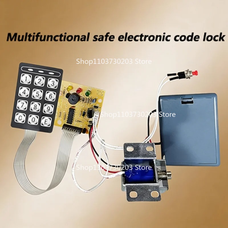 Safe Box Digital - 多機能金庫パネル修理キット、さまざまな金庫用電子ボタンパネル、キーパッドロックアクセサリーを交換します。