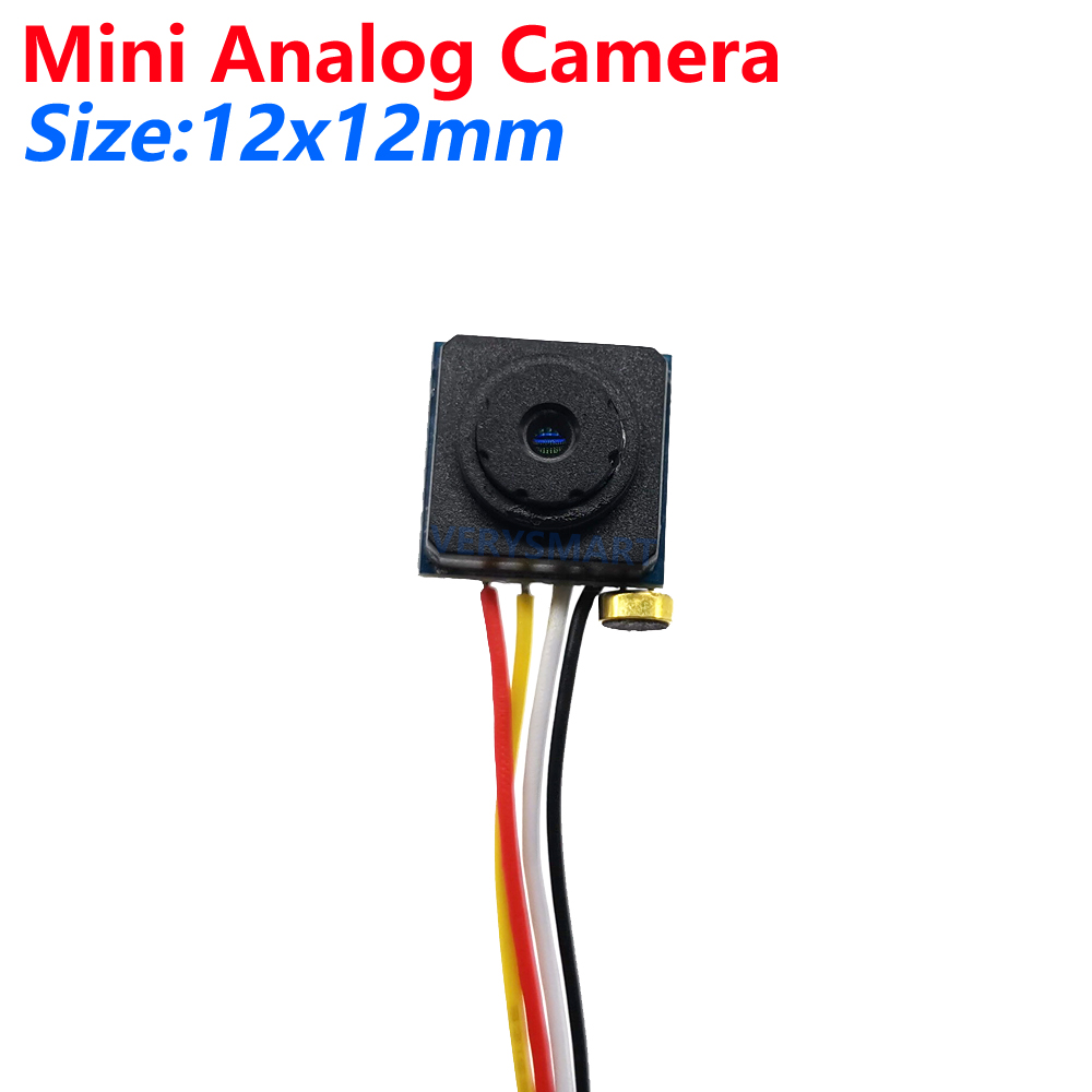 Home Security Video - 700TVL cvbs 12*12ミリメートルマイクロミニアナログカメラ3.6ミリメートルレンズhdビデオホームセキュリティ監視カメラ