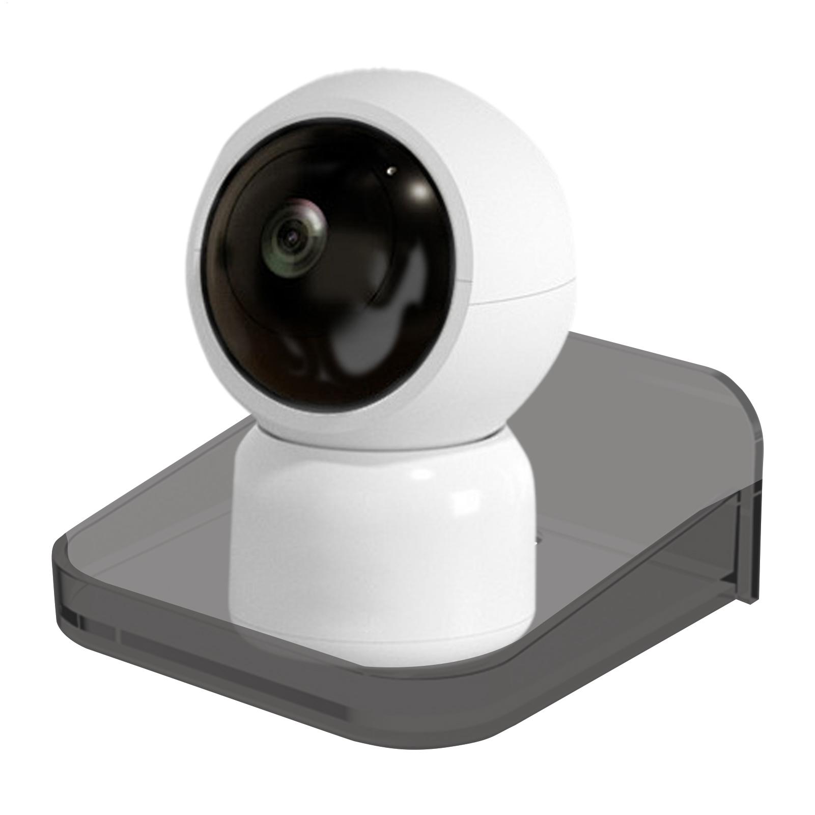 Home Security For Apartment Renters - 1個入り小型壁掛け棚、小型壁掛け棚、防犯カメラブラケットホルダー、窓用フローティングディスプレイ、アパート、賃貸住宅、寝室用
