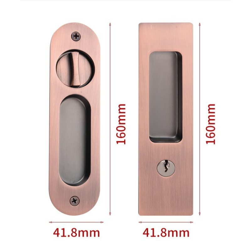 スライドドアロック、シフトドアロック、見えない木製ドアロック - Home Security Locks のレビューと価格