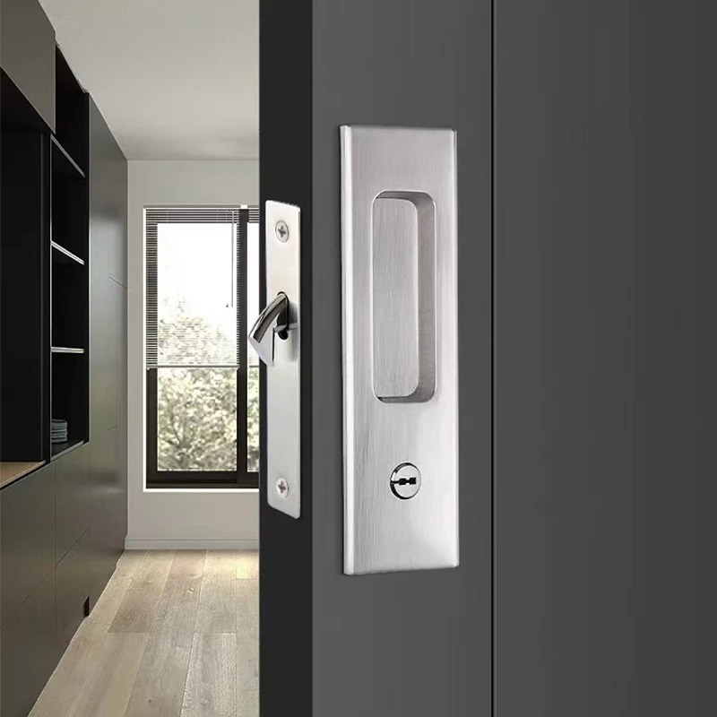 スライドドアロック、シフトドアロック、見えない木製ドアロック - Home Security Locks のレビューと価格