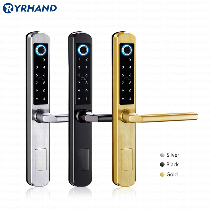 IP66 ゴールドステンレス鋼スライドガラススマートロック  - Home Security Keypad のレビューと価格