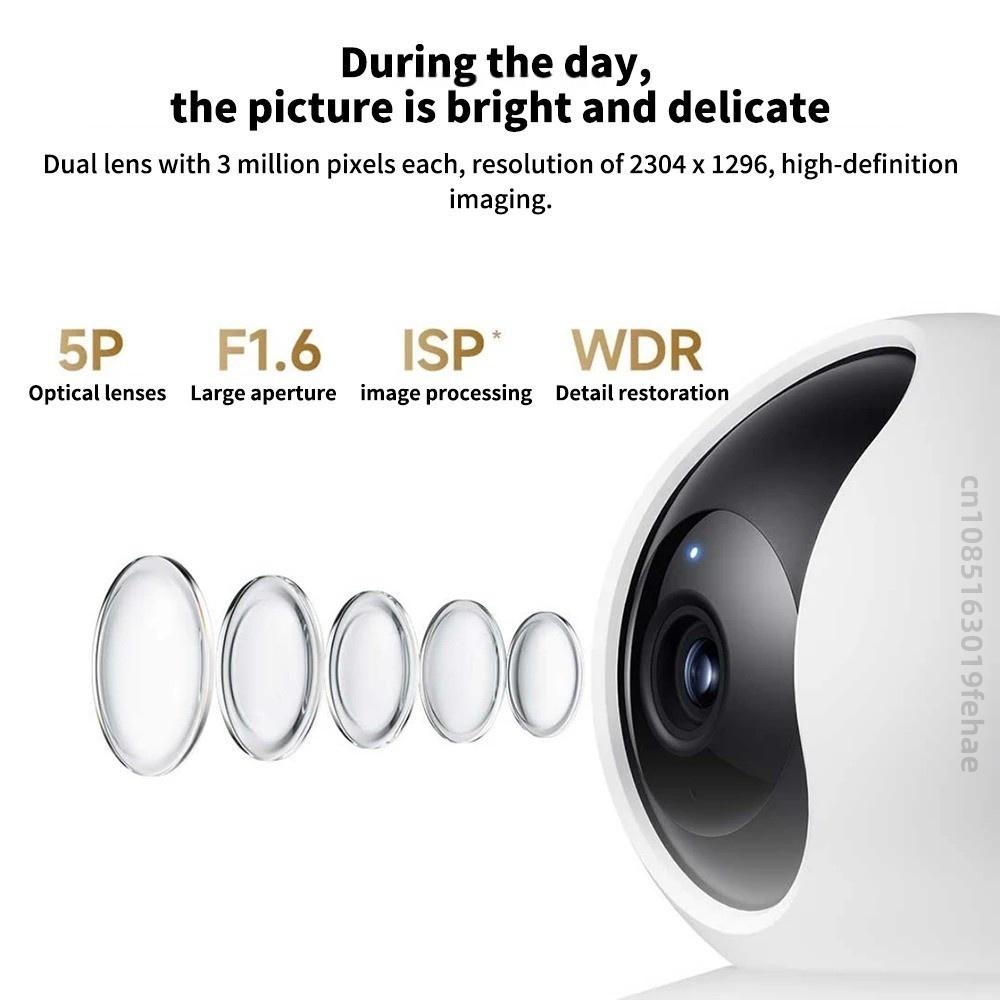 Xiaomi C300 スマート カメラ デュアル レンズ  - Home Security Camera 360 Xiaomi のレビューと価格