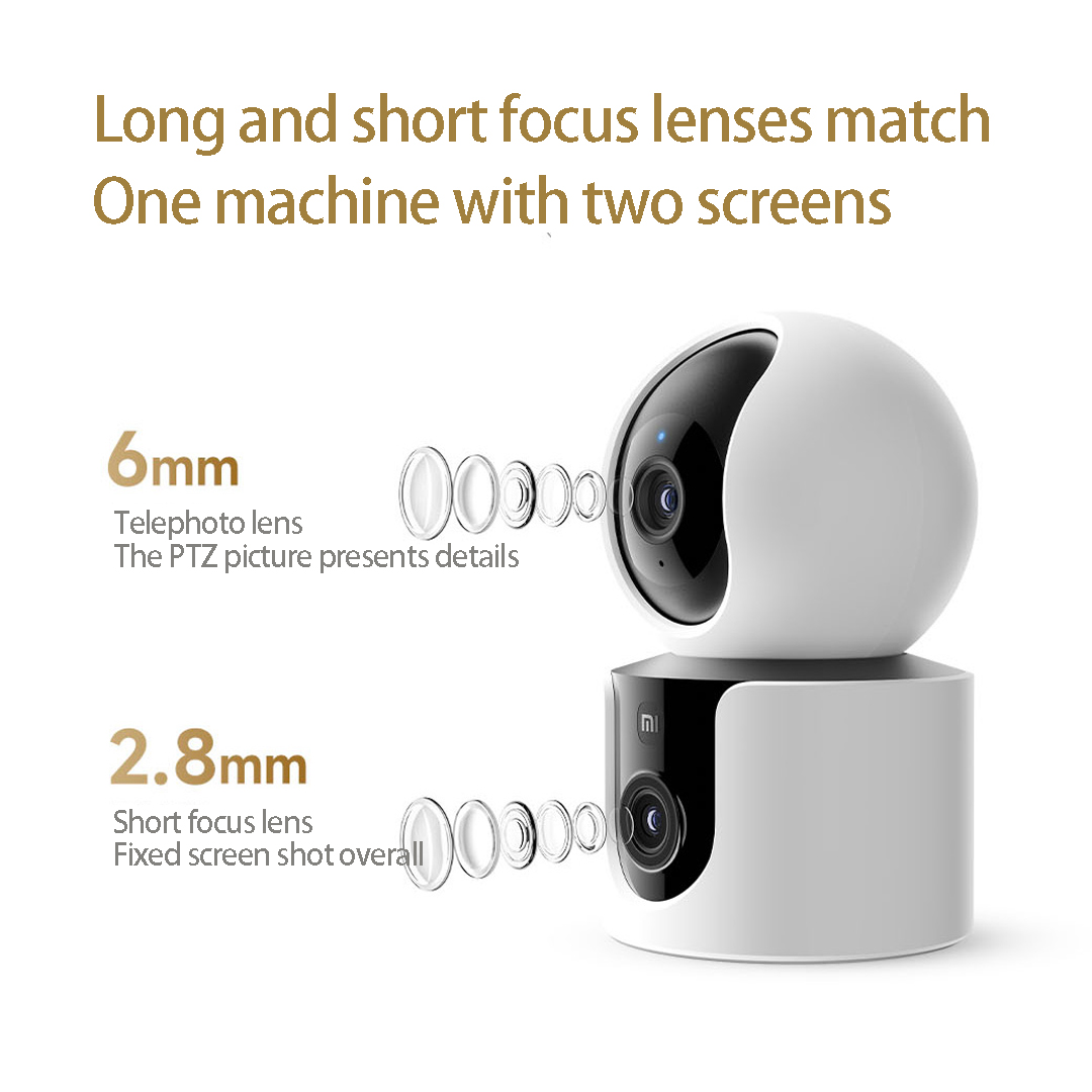 Xiaomi C300 スマートカメラ デュアルレンズ PT - Home Security Camera 360 Xiaomi のレビューと価格
