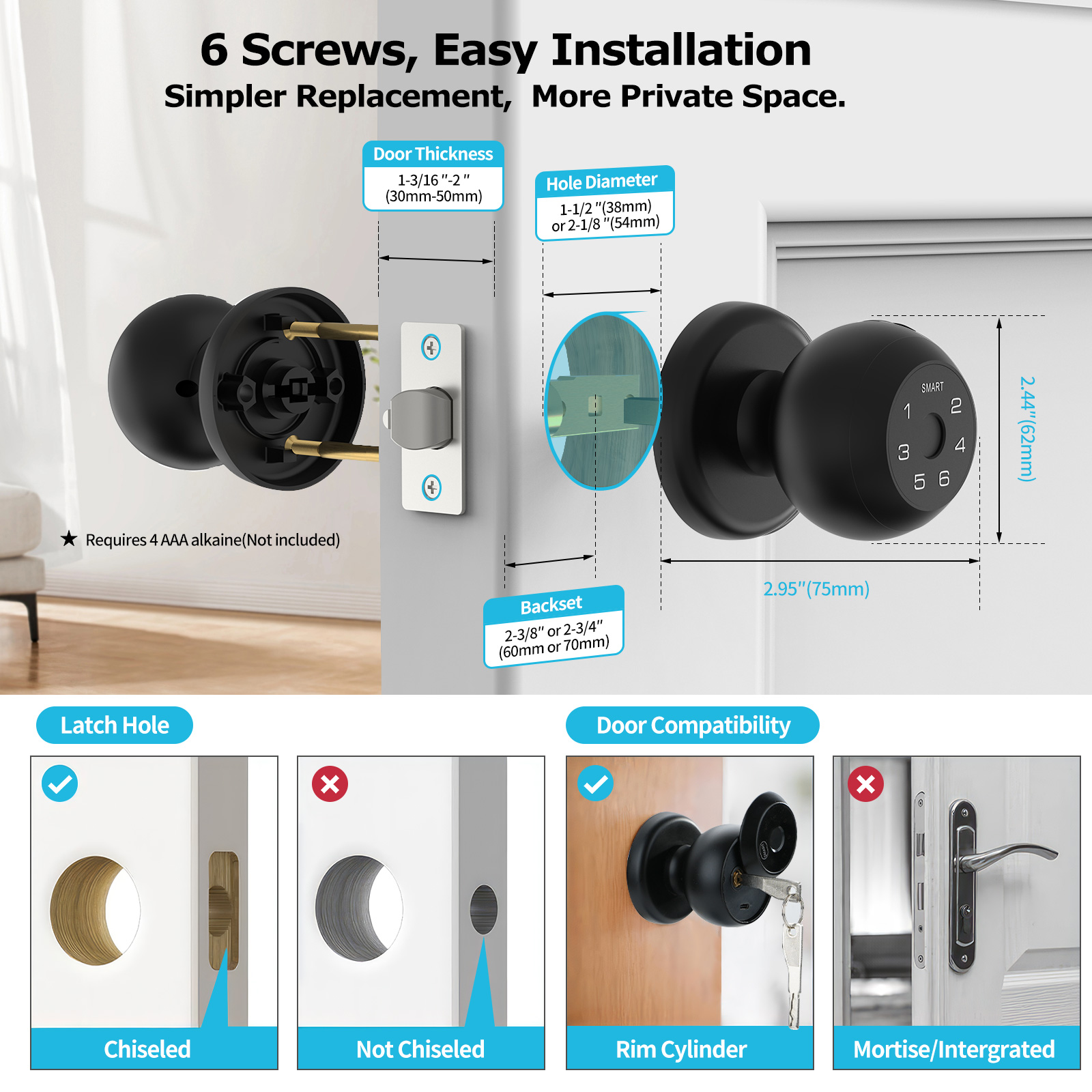 Viladepot スマートロック指紋ドアロックアプリ制御  - Home Security Keypad のレビューと価格