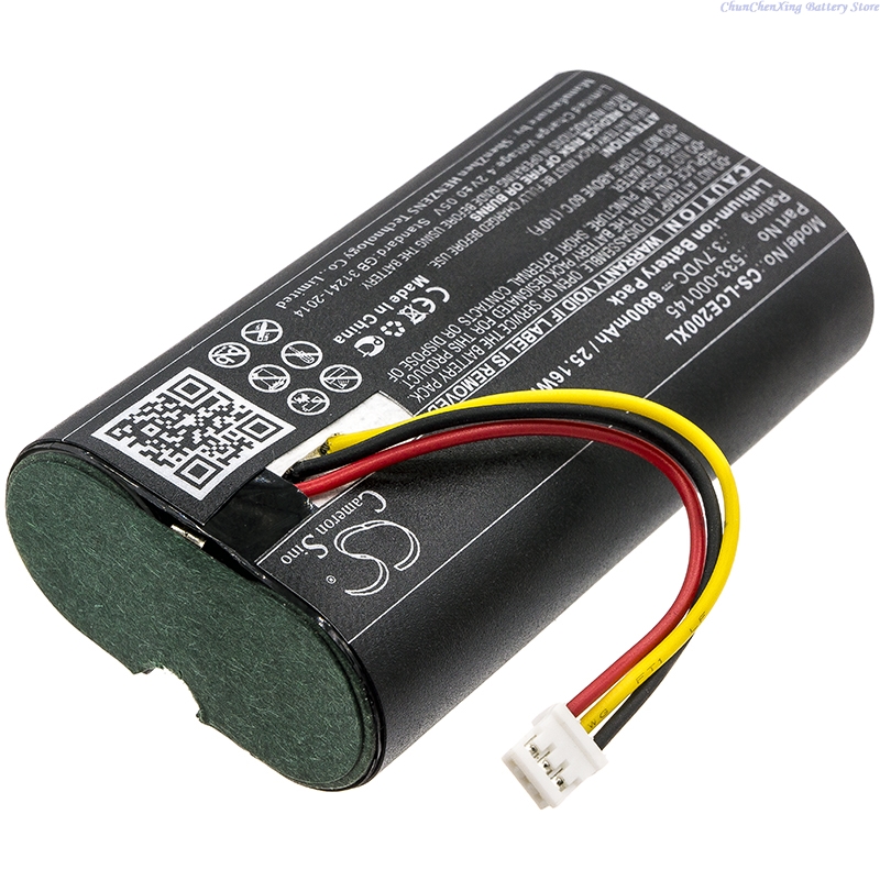 100%新品 3.7V 5200/6800mAh 交換用バッ - Home Security Battery Replacement のレビューと価格