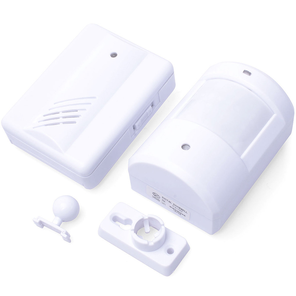赤外線ドアベルシステム、100mの範囲、ウェルカムドアベルモ - Home Security System のレビューと価格