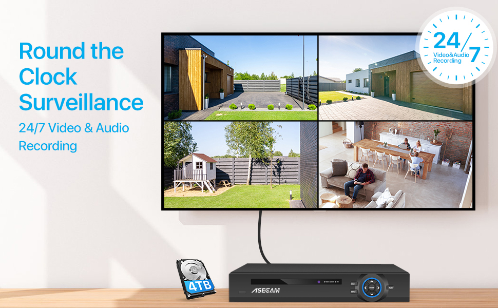 スーパー8MP POE NVRビデオレコーダー 音声IPカメ - Home Security With Cameras のレビューと価格