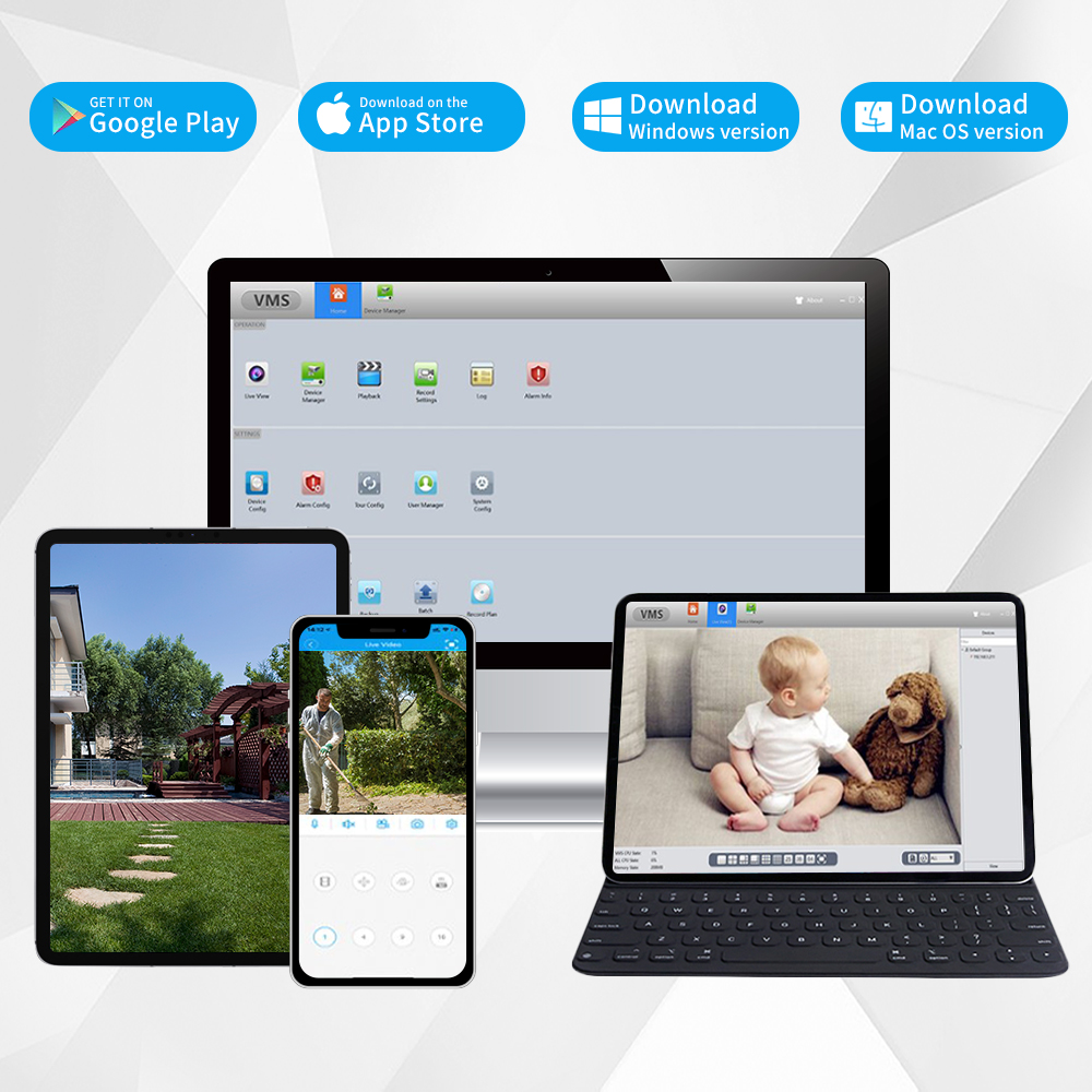 スーパー8MP POE NVRビデオレコーダー 音声IPカメ - Home Security With Cameras のレビューと価格