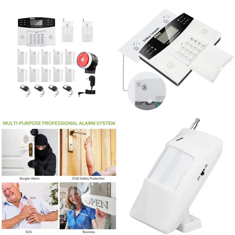 住宅盗難警報キット自動ダイヤル 120dB サイレンリモコン - Home Security System のレビューと価格