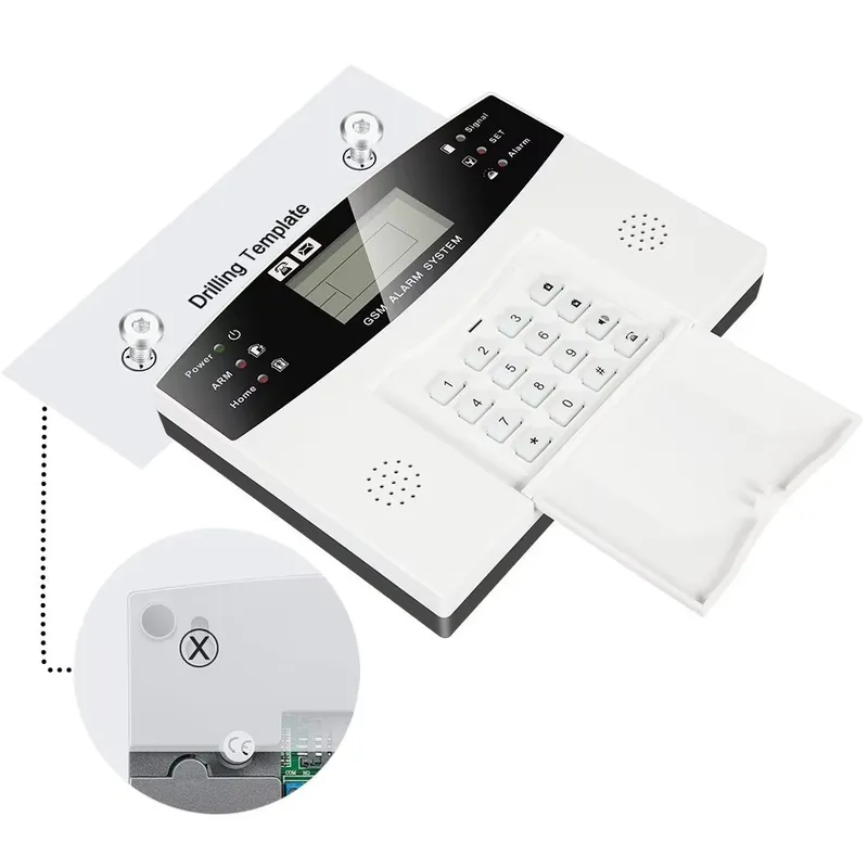 住宅盗難警報キット自動ダイヤル 120dB サイレンリモコン - Home Security System のレビューと価格