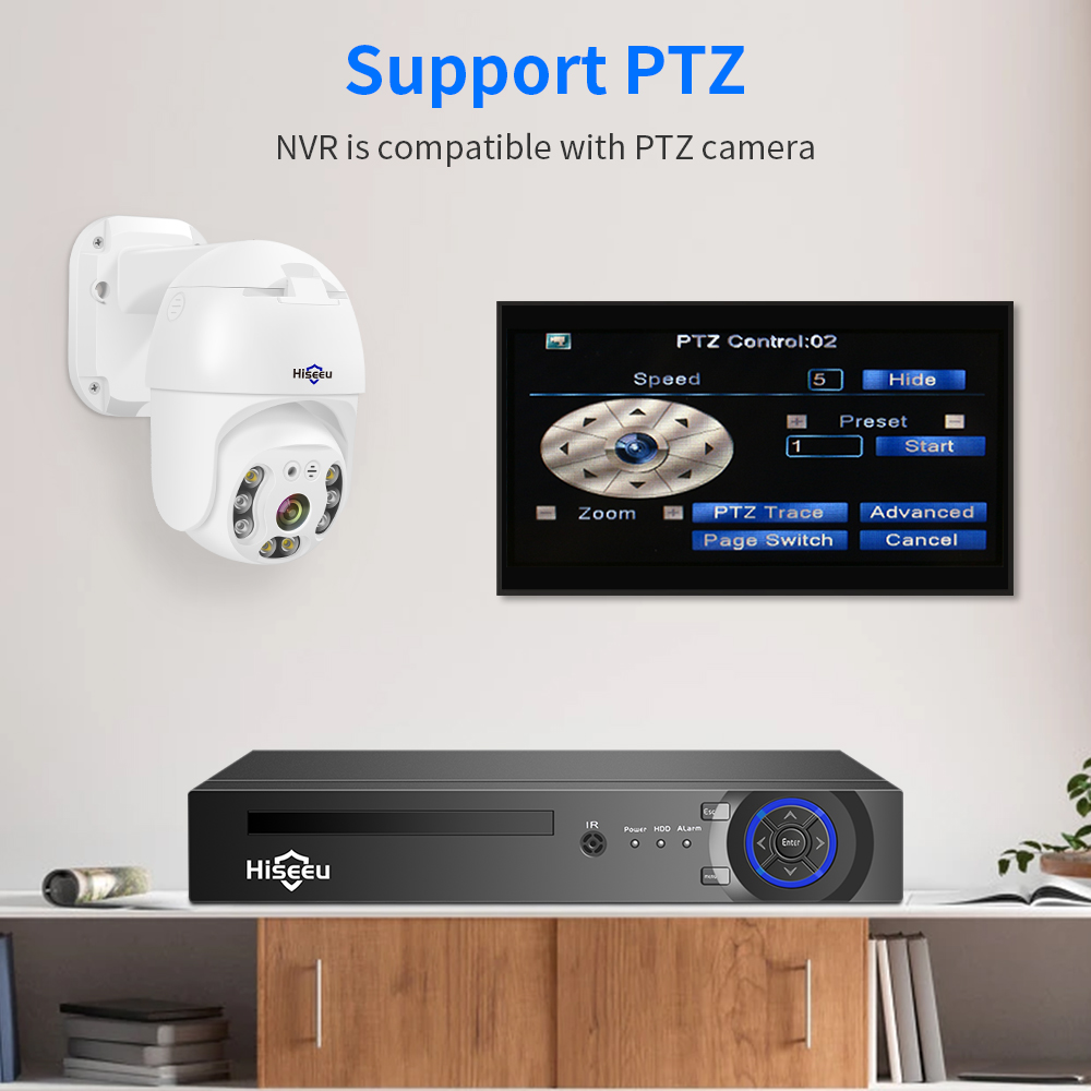 Hiseeu-監視カメラシステムキット,4ch,10ch,1 - Home Security With Cameras のレビューと価格