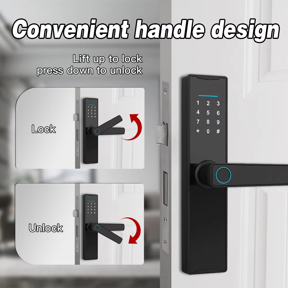 Bluetooth対応 Tuya APP スマートドアロック - Home Security Keypad のレビューと価格