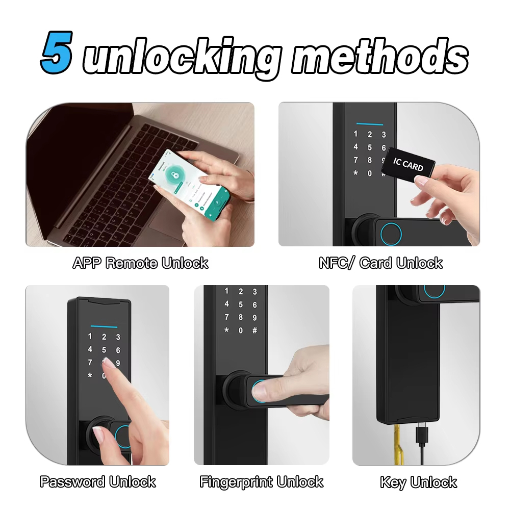 Bluetooth対応 Tuya APP スマートドアロック - Home Security Keypad のレビューと価格