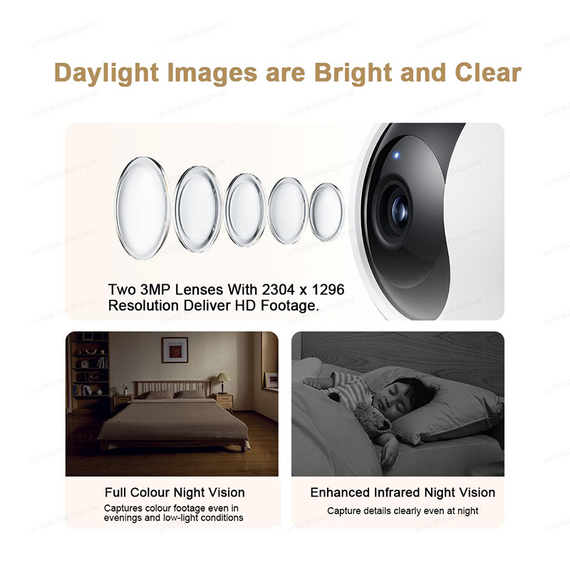 XIAOMI スマート カメラ C300 デュアル カメラ  - Home Security Camera 360 Xiaomi のレビューと価格