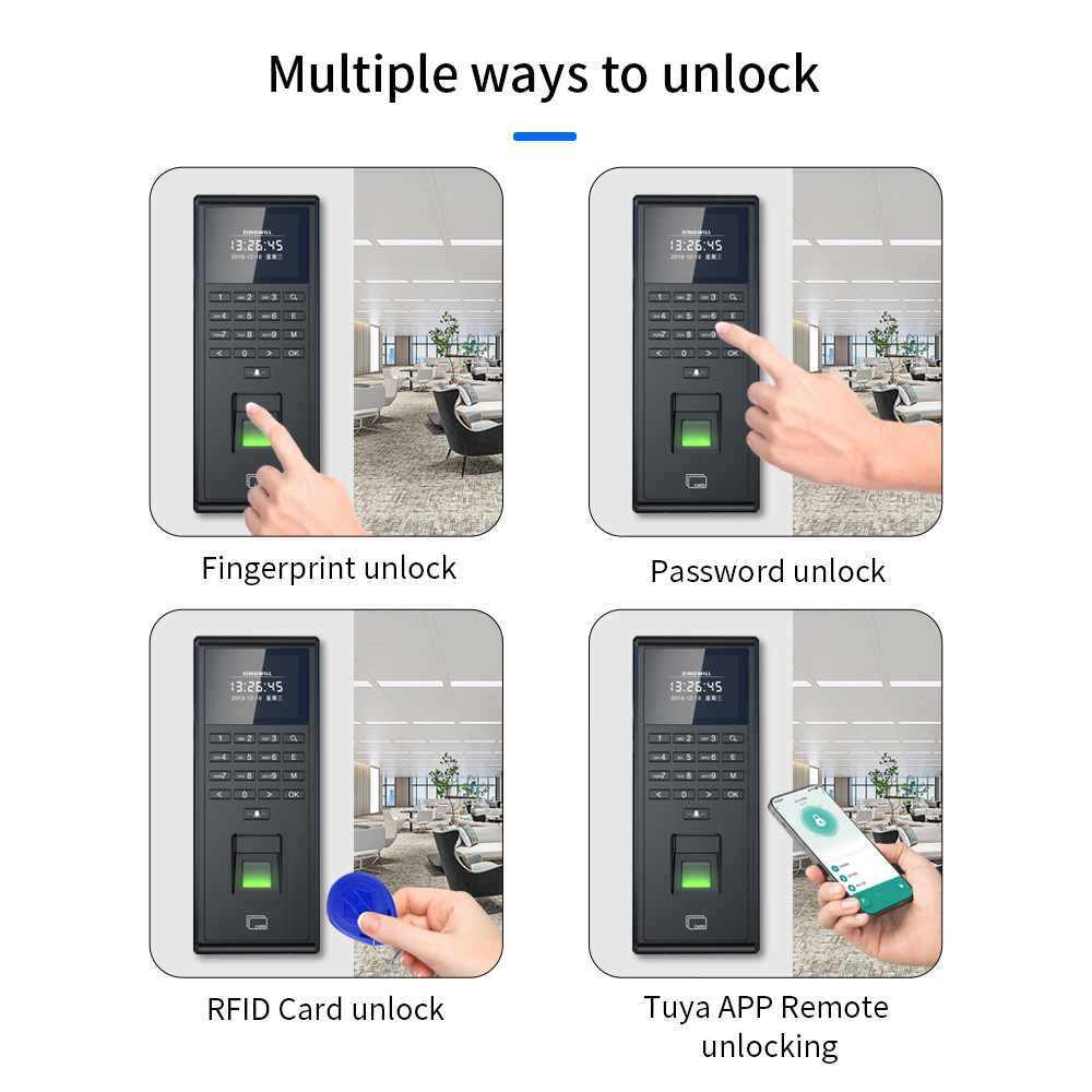 Tuya-インテリジェント生体認証指紋認証システム,時間監視 - Home Security System のレビューと価格