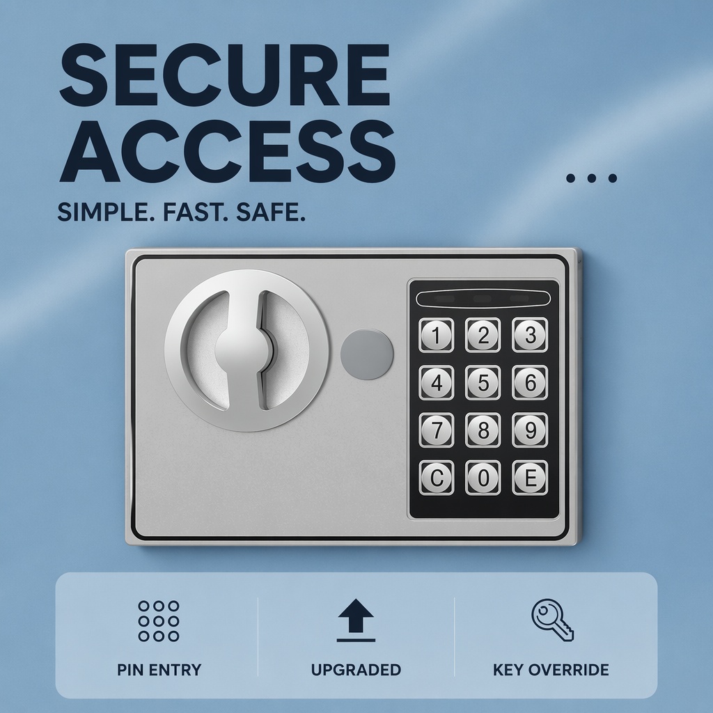 全鋼製電子デジタルキーパッドセーフボックスデュアルパスワード - Home Security Keypad のレビューと価格