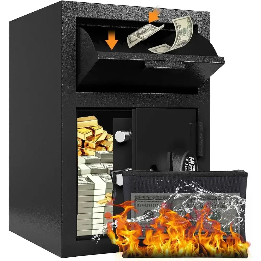 デジタル暗証番号式金庫（投入口付き）ビジネスまたは家庭用 - Safe Box Digital のレビューと価格