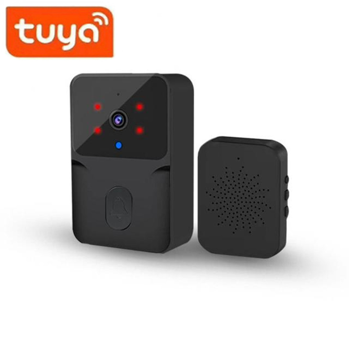 ワイヤレスドアベル WiFi Tuya 屋外 HD カメラド - Home Security Video のレビューと価格