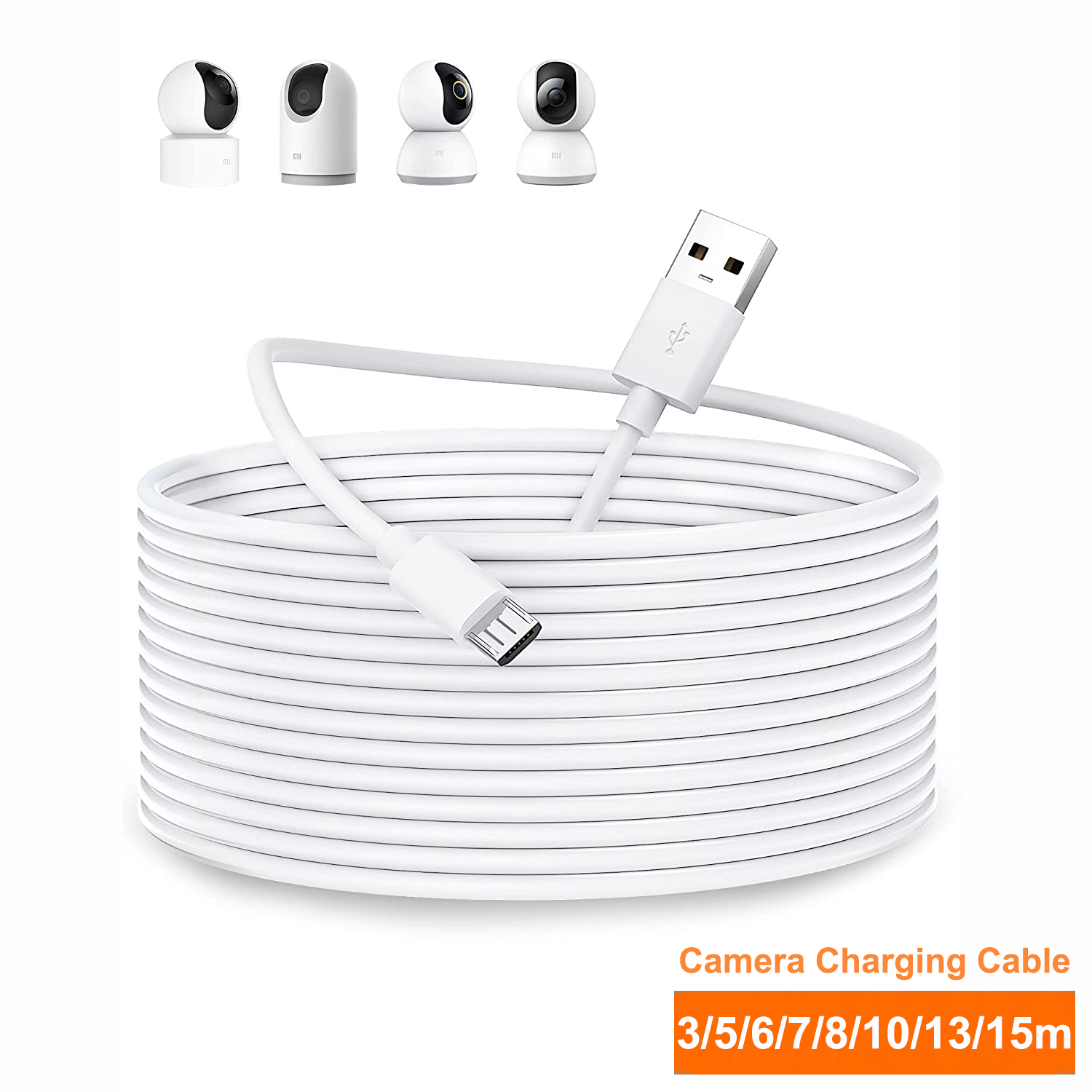 Xiaomi mi 360 ° 用マイクロUSB延長ケーブル - Xiaomi Home Security 360 のレビューと価格