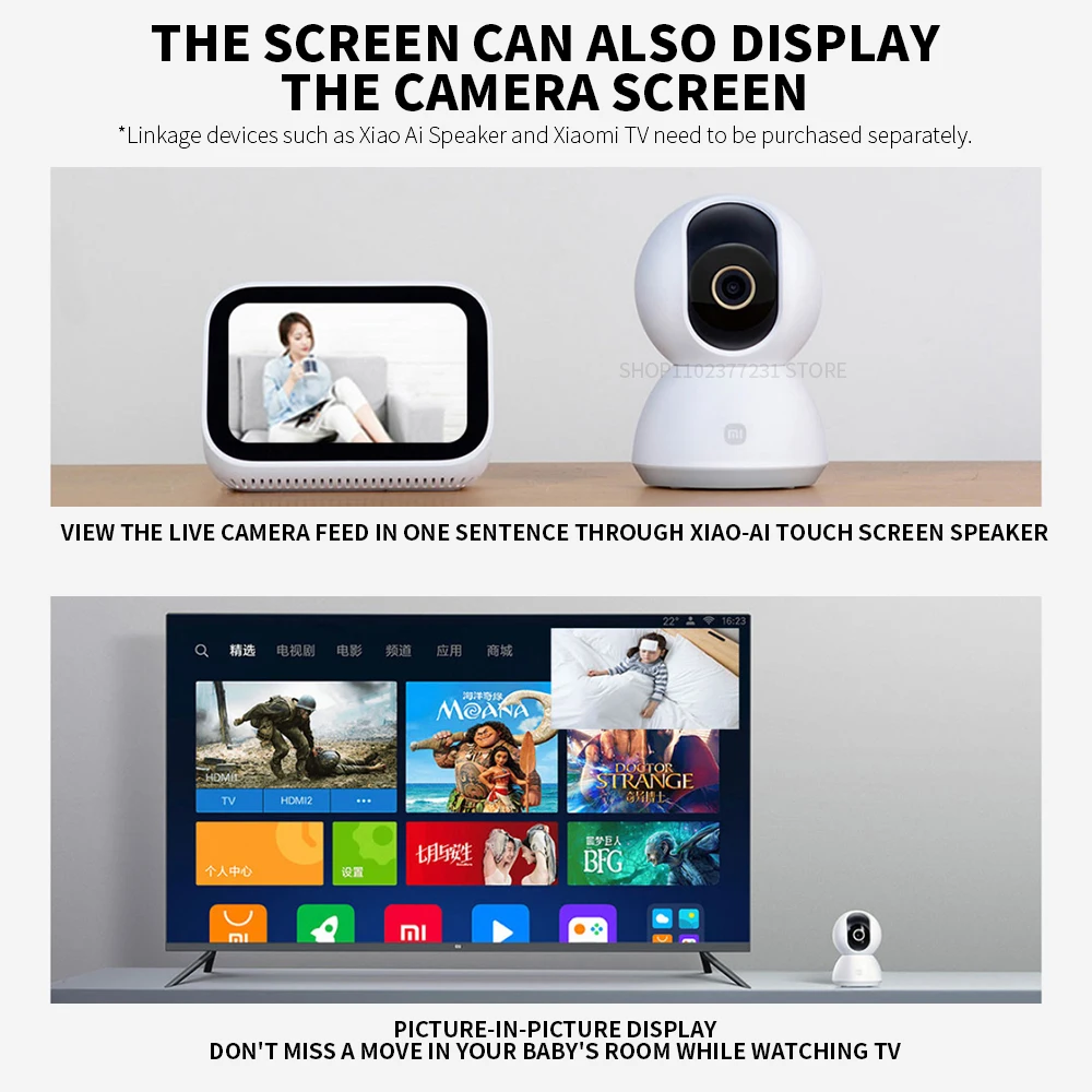 Xiaomi 360度 °   スマートホームセキュリティカ - Home Security Camera 360 Xiaomi のレビューと価格