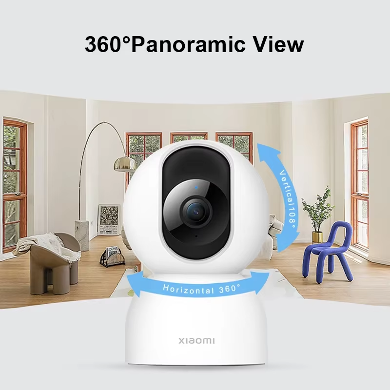 新しいXiaomi Miスマートカメラ2 PTZ 360度回 - Home Security Camera 360 Xiaomi のレビューと価格
