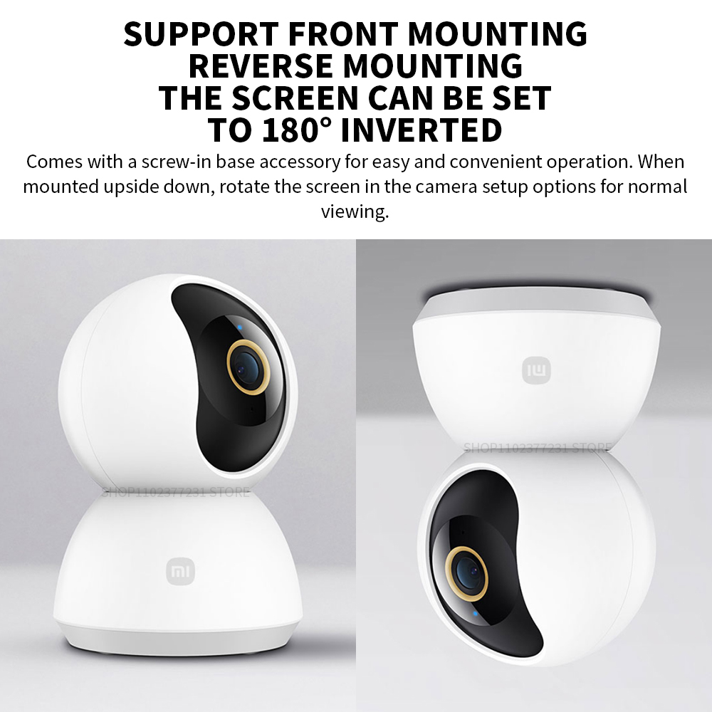 オリジナルXiaomiスマートカメラ2K 1296P HD  - Home Security Camera 360 Xiaomi のレビューと価格