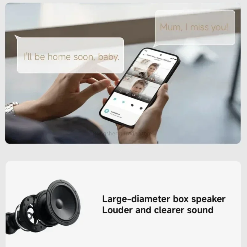 新型XiaomiスマートカメラC500デュアルレンズ版4MP - Home Security Camera 360 Xiaomi のレビューと価格