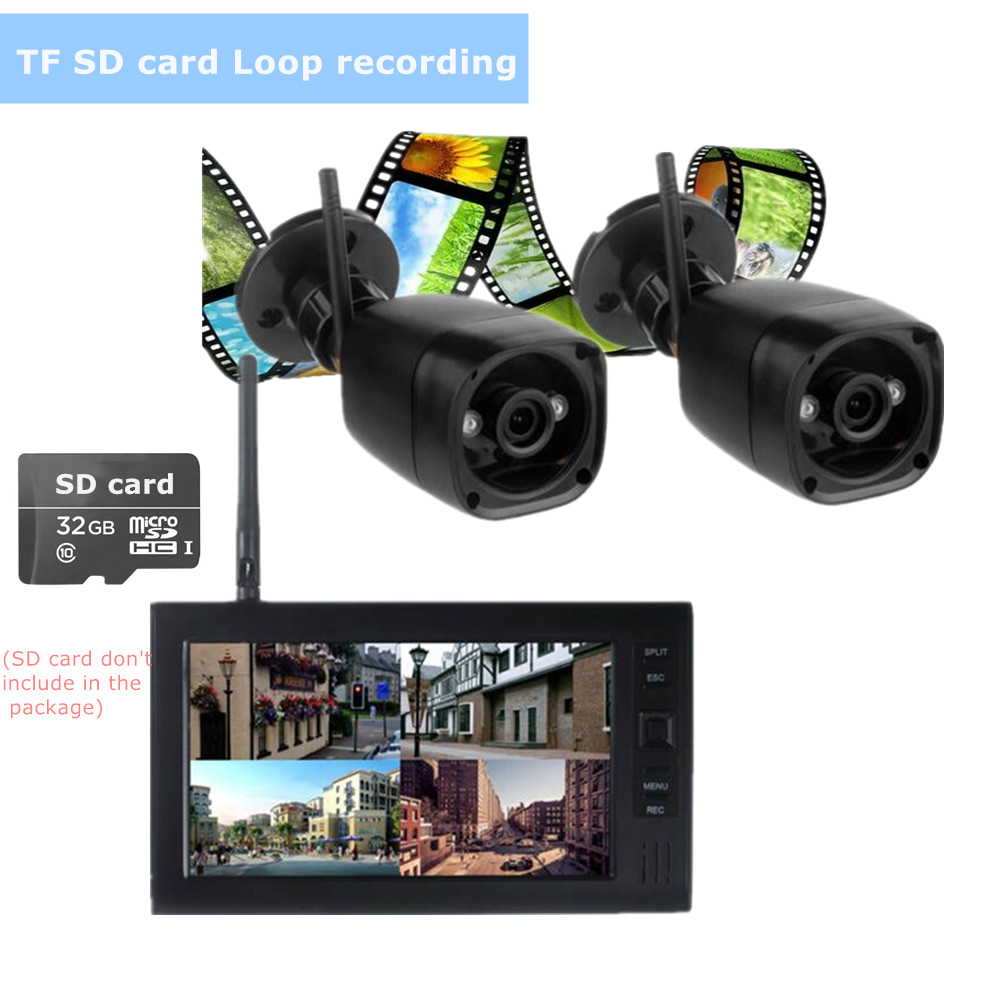 屋外ビデオ監視キット,LCD ccvセキュリティシステム,w - Home Security Video のレビューと価格