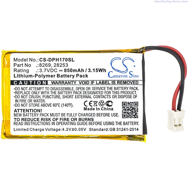 Cameron Sino 3.7V 850mAh 交換用ホー - Home Security Battery Replacement のレビューと価格