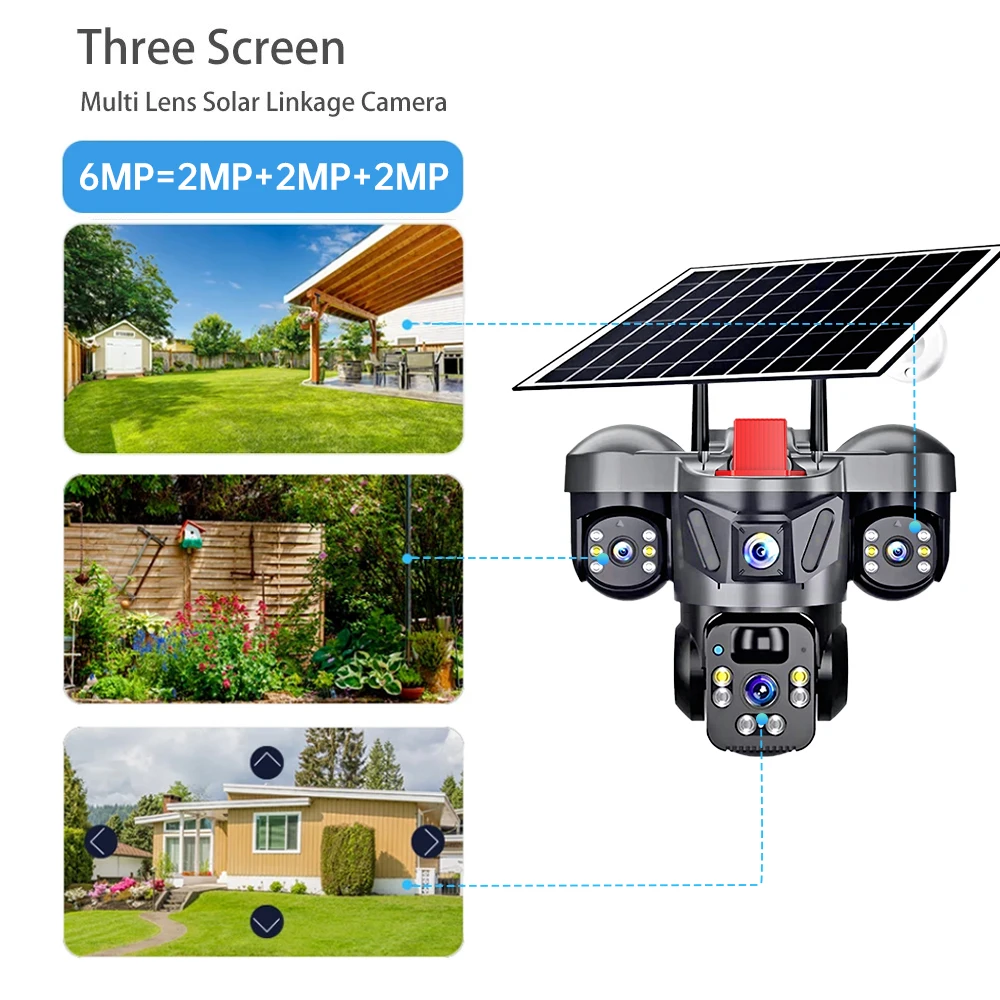 KERUI V380 Pro屋外PTZ 6MP WIFI 4 - Home Security Video のレビューと価格