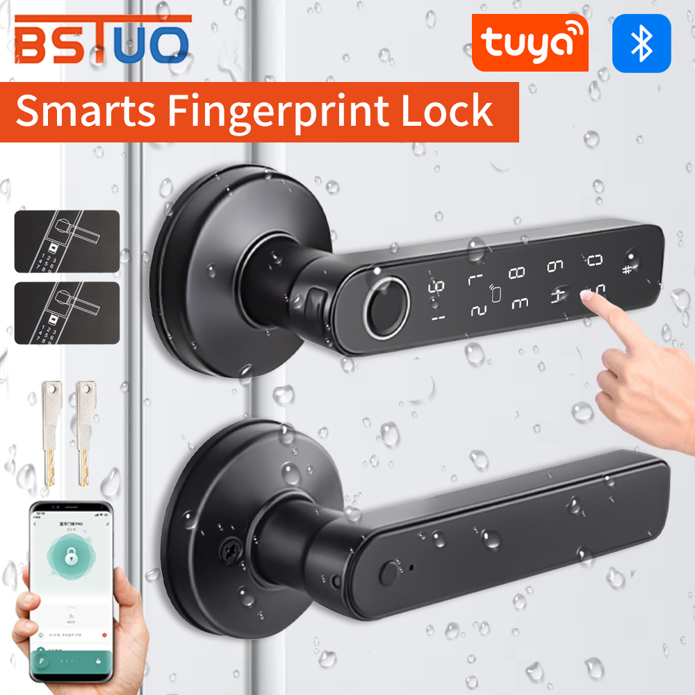 Tuya Bluetooth スマートドアロック、指紋ロック - Home Security Keypad のレビューと価格