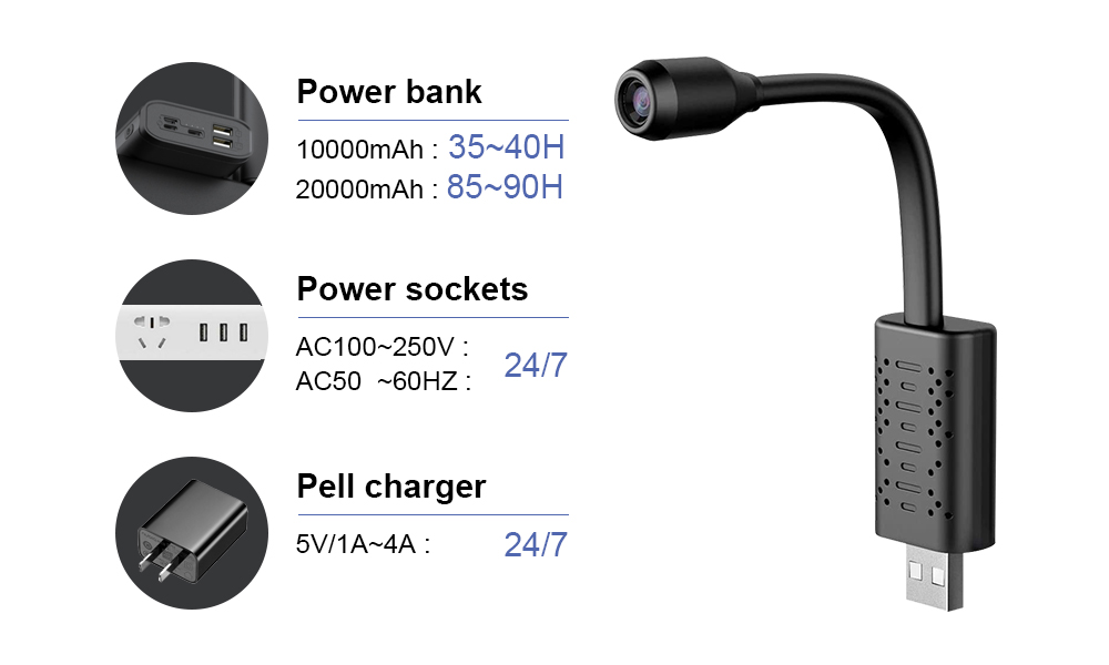 V380ミニワイヤレスWiFiカメラHD動体検知U21 Wi - Home Security With Cameras のレビューと価格