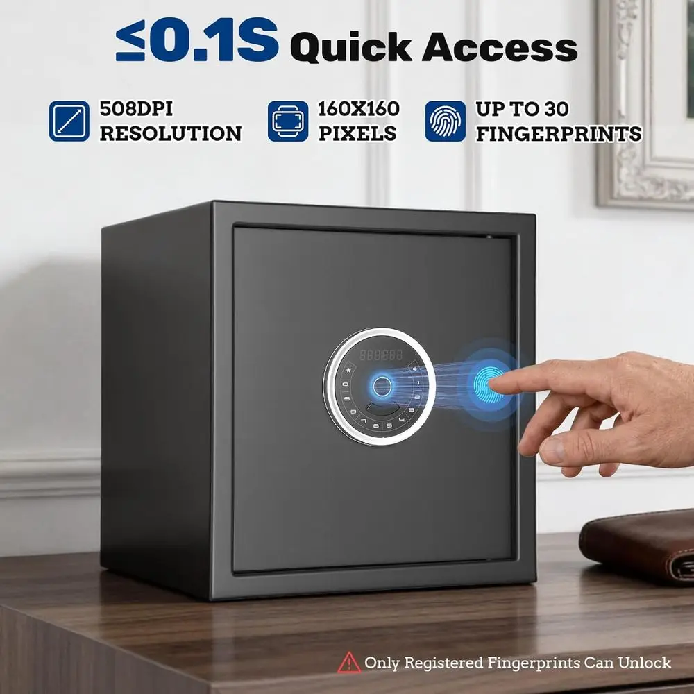 1.5 オートオープン生体認証セーフティボックス、タッチスク - Home Security Keypad のレビューと価格